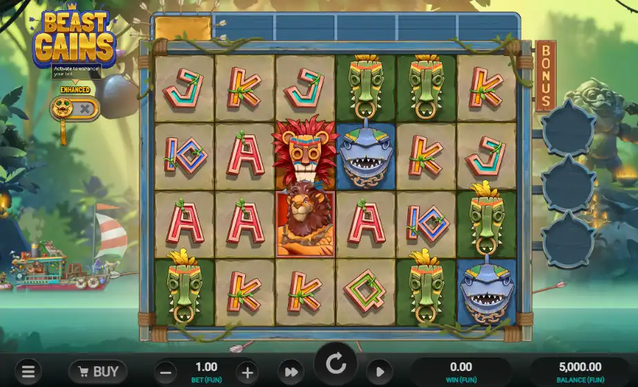 как играть в слот Beast Gains от Relax Gaming онлайн на реальные деньги